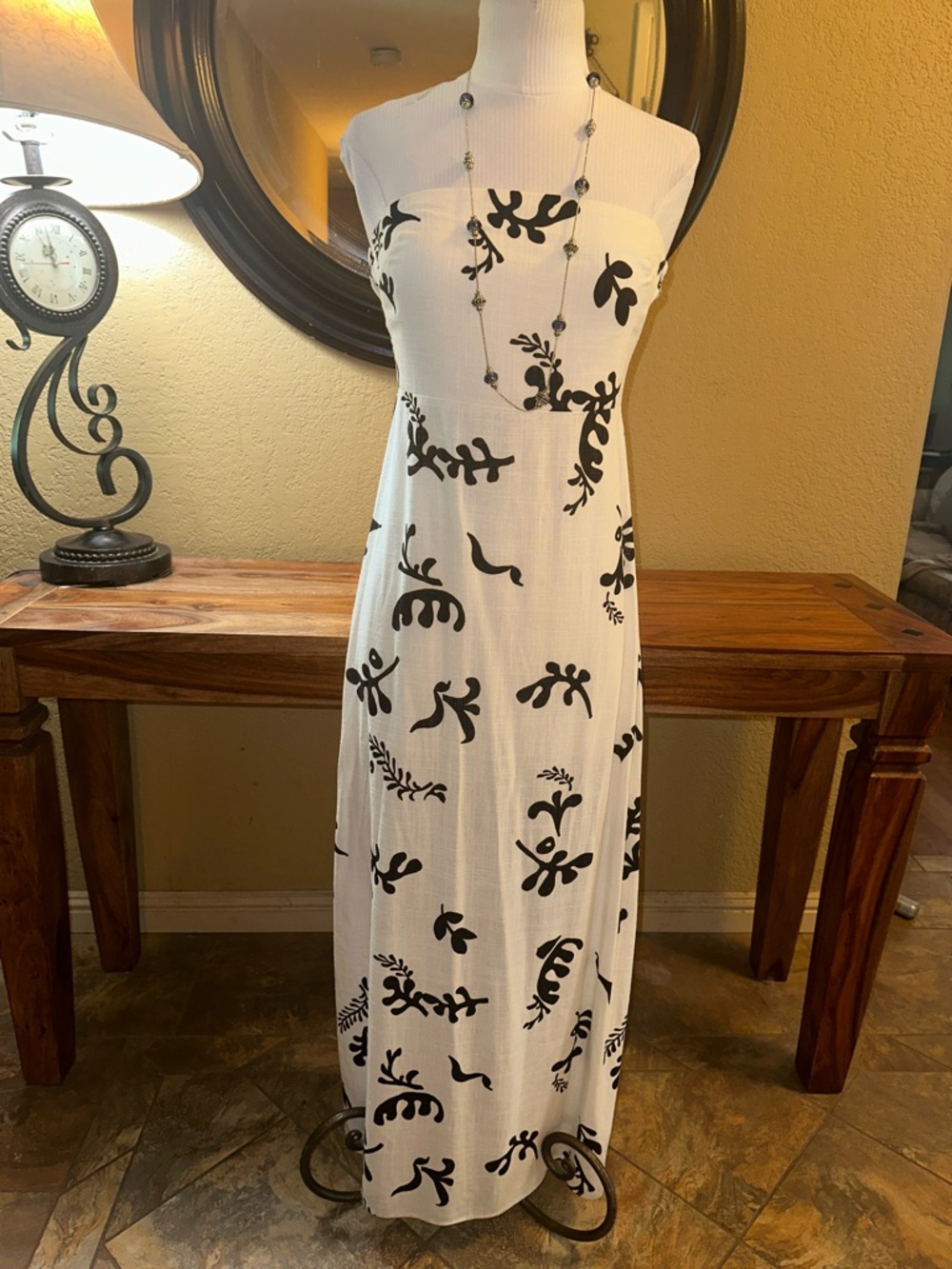 NWT Strapless Maxi and Matching Shirt